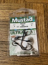 Mustad Grip Pin Hook Size 2-BRAND NEW-SHIPS SAME BUSINESS DAY - $18.69