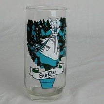 Pepsi Anchor Hocking Christmas Glass 12 Days of Christmas 8th Day Maids Milking - £11.60 GBP