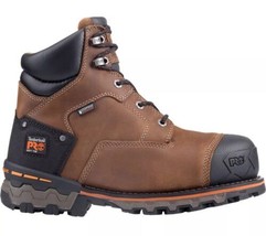 Timberland Pro Men&#39;s Boondock 6&quot; Soft Toe Waterproof Brown Distress Boot... - £127.66 GBP