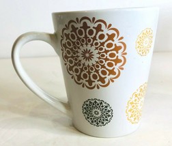 Modern Gourmet Foods Mug Stoneware SNOWFLAKES Coffee Tea Cup - £17.40 GBP