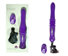 MONRO THRUSTING PORTABLE LOVE MACHINE REMOTE CONTROL RECHARGEABLE & SUCTION BASE - £100.42 GBP