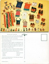 USA New Mexico Pueblo Native American Handmade Leather Articles VTG Postcard - £7.49 GBP