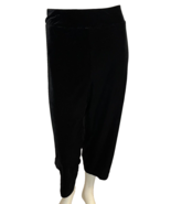 Talbots Black Velveteen Pull On Pants Size 24W - €20,37 EUR