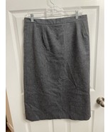 Pendleton Skirt Size 12-14  Women&#39;s Ladies Pencil Gray Vintage 100% Virg... - £14.69 GBP