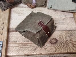 USSR Soviet Russian Red Army 2 Pocket Gren..ade Pouch case Bag Soviet Ar... - $14.84