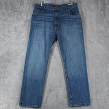 Wrangler Jeans Men&#39;s 40x29 Regular Fit Blue Denim Flex Five Star Premium Stretch - £15.02 GBP