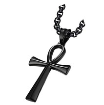 18 to 28 Inches Rolo Chain Ancient Ankh Cross for - £64.32 GBP