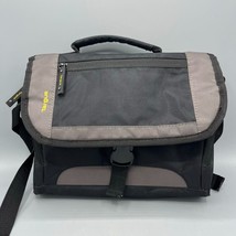 -Targus TSM 148-50 Black/Gray Notebook Tablet Electronics Messenger Travel Bag - £15.77 GBP