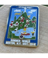 Lions Club Lapel Pin Summer World Boston NY Dist. 20-N Ace Craft Badge - $20.75