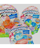 3 Hatchimals Hatchi Mallows Soft Squishy Complete Set Wave 1 Cookie Cupc... - £7.93 GBP