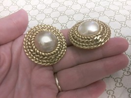 Vintage Chanel Earring Set, Clip on Earrings Stamped Gold Plated  - £459.54 GBP