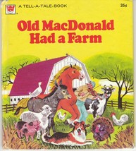 Old MacDonald Had A Farm by Carl and Mary Hauge 1975 Tell A Tale Book Vintage - £5.48 GBP