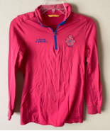 Louis Castel Women&#39;s Size 90 Long Sleeve Golf Top Shirt fitted logo - £23.55 GBP