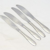 Cambridge Swirl Sand Dinner Knives 9&quot; Stainless  Lot of 4 - $127.68 MXN