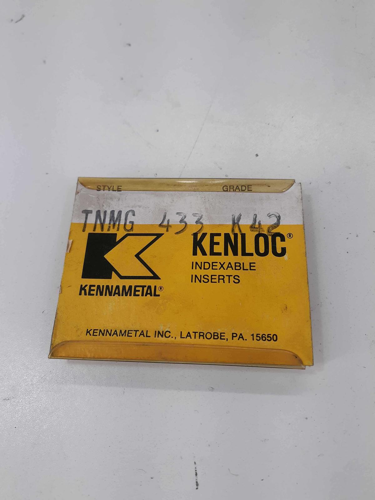   Kennametal TNMG 433 K42 Kenloc Indexable Inserts  - $34.00