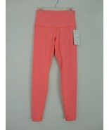 NWT LULULEMON Wunder Under Cottony Soft Roll Down Pants 8 GRPF/SLTE Orange - $80.99