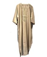 Gandora men, Kaftan Moroccan, Men's gandoura Moroccan, beige kaftan for men - $99.47
