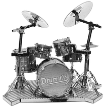 Drum Set 3D Metal Puzzle Building Blocks Kits DIY Mecha for Teens Men Ho... - £31.07 GBP
