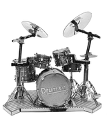 Drum Set 3D Metal Puzzle Building Blocks Kits DIY Mecha for Teens Men Ho... - £30.93 GBP