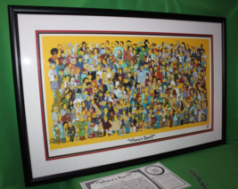 The Simpsons Where&#39;s Bart? Giclee Framed Art Limited Ed 303/500 200 Episode Fox - £873.19 GBP