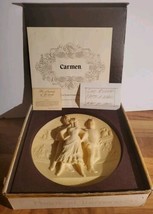 Bradford Exchange Carmen Scala Grand Opera Collection 3D Alabaster Plate... - £17.06 GBP