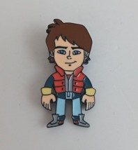 New Back To The Future Marty Enamel Lapel Hat Pin - £5.41 GBP