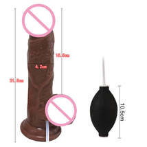 Ejaculating Realistic Spray Water Penis with Suction Cup for Women Big Dick Dild - £33.33 GBP