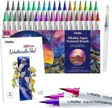 Ohuhu Brush Pens Watercolor 36 Colors Water-based Paint Markers Pens - $79.80