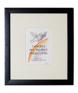 Congress of the People&#39;s of Peace by Pablo Picasso 1952 Vienna Poster Si... - $2,877.26 CAD