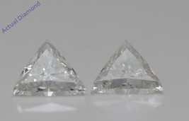A Pair of Triangle Cut Loose Diamonds (1.92 Ct,I Color,SI1 Clarity) - £3,860.41 GBP