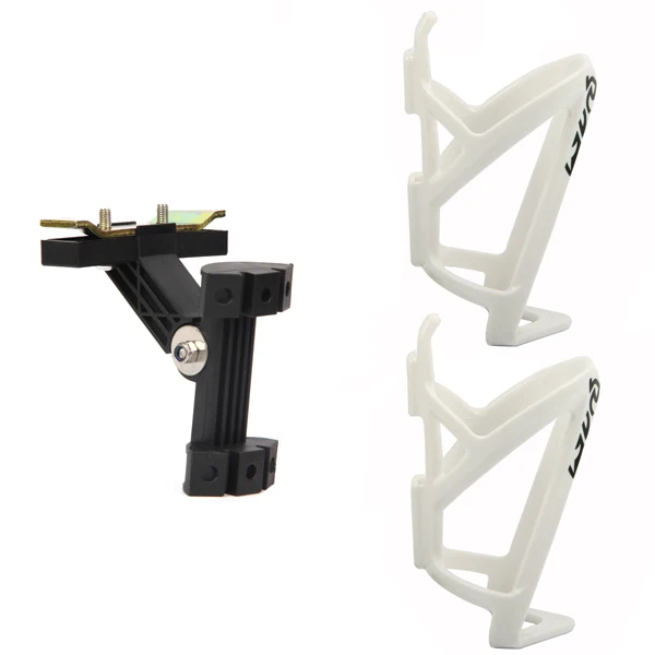 Bicycle Double Water Bottle Holder Cage Adapter Rack Bike Saddle Holder Adapter  - £101.07 GBP