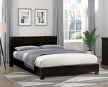 Queen-Size, Dark-Brown Lexicon Malden Upholstered Platform Bed. - $315.93