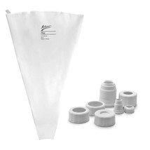Ateco Icing and Piping Tips, 40717 Decorating Bag &amp; Universal Coupler Se... - £19.65 GBP