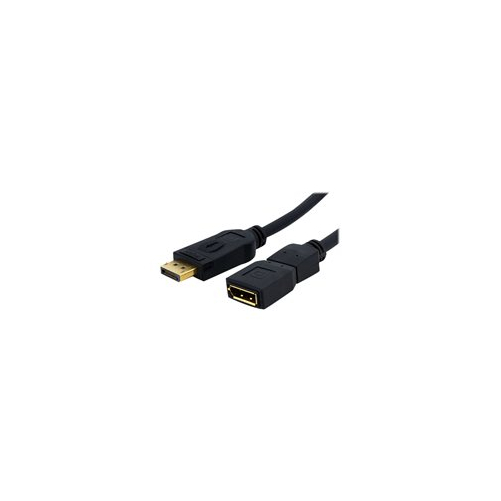 Startech DPEXT6L 6FT DISPLAYPORT EXTENSION CABLE DP 1.2 VIDEO EXTENDER CABLE COR  			