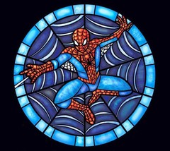 Stained Glass Spiderman Cross Stitch Pattern***LOOK*** - £2.32 GBP