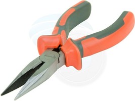 6in Long Needle Nose Side Cutter Snipe Electrician Pliers Soft Grips - £7.45 GBP