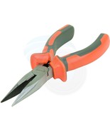 6in Long Needle Nose Side Cutter Snipe Electrician Pliers Soft Grips - $9.34