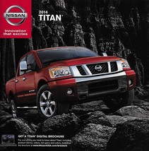 2014 Nissan TITAN sales brochure catalog sheet US 14 SV PRO-4X SL - £4.79 GBP