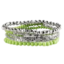 Paparazzi Colorfully Chromatic Green Bracelet - New - £3.53 GBP