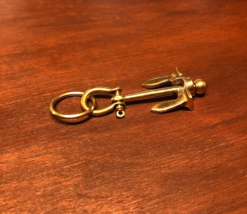 Brass Anchor Keychain - £7.02 GBP