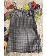Sky &amp; Sparrow Y2K blue gingham cottage Spaghetti Strap Sundress Medium - $27.16 CAD