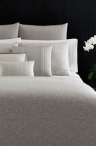 Vera Wang &quot;Bamboo Leaves&quot; 3 Pc Queen Duvet Set Shades Of Grey Nip - £118.42 GBP