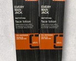 2 x Every Man Jack Oil Defense Skin Mattifying Face Lotion &amp; Shine Contr... - £23.86 GBP