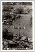 RPPC Boothill Graveyard Tombstone AR Arizona Grave George Johnson Postcard V21 - £7.88 GBP
