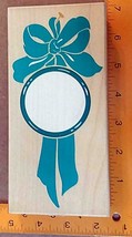 Ribbon Add A Frame Rubber Stamp 1997 Posh Impressions Z789R New - £11.67 GBP