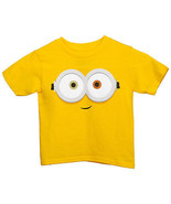 Minions Smiling Face Toddler T-Shirt Yellow - £15.71 GBP