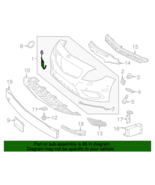 MERCEDES-BENZ COVER TOW CAP FRONT BUMPER 117-885-0622-9999 | DEALER - $95.16 CAD+