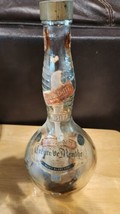 Vintage Du Bouchett (Many Blanc) Clear Glass Bottle with Lid, 1950, RARE - $34.55