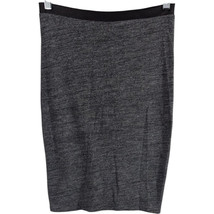 Express Pencil Skirt Womens Size XS XSmall Gray Heather Back Zip Slit Ra... - $29.70