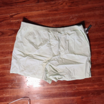 BP  Shorts Beige Nougat Women Size 2X Pull On Pockets Cotton Athletic - £19.52 GBP